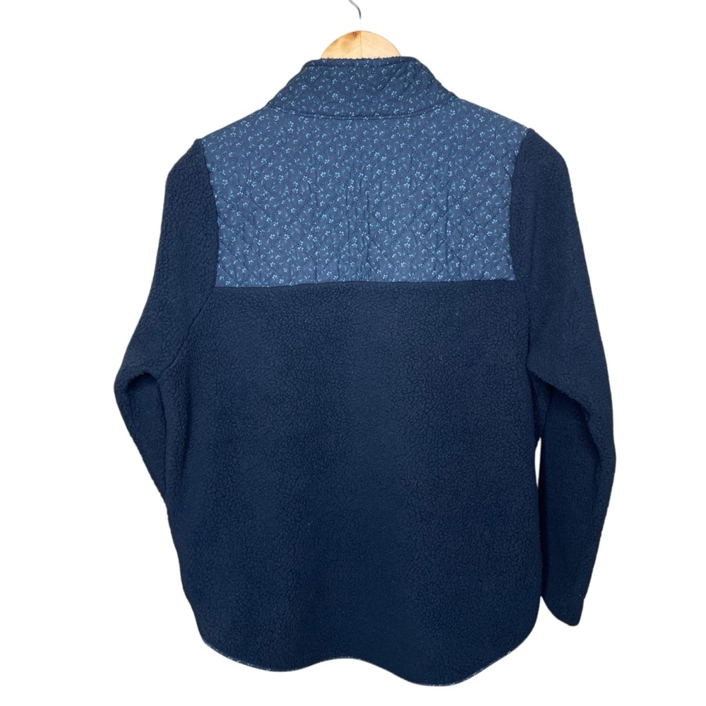 Madewell (Re)sourced Sherpa Quilted Zip-Front Jacket Deep Indigo Medium - Picture 5 of 16